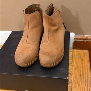 Tan Leather Women’s Ankle Boots